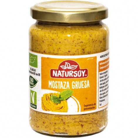 MOSTAZA GRUESA BIO 200G - NATURSOY