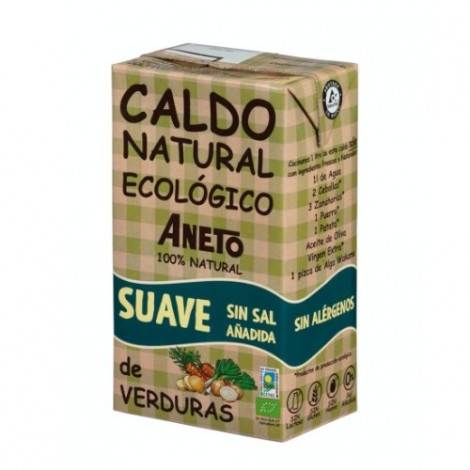 CALDO DE VERDURAS SUAVE SIN SAL BIO 1L - ANETO