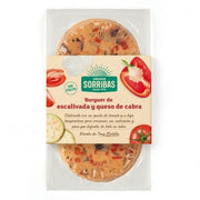 BURGUER ESCALIVADA Y QUESO DE CABRA BIO160 G - SORRIBAS