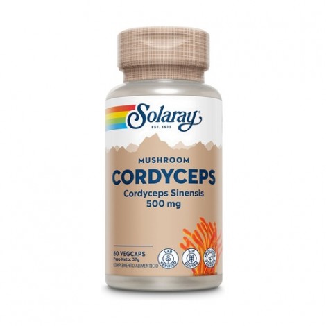 CORDYCEPS EXT. 500MG 60 VEGCAPS - SOLARAY