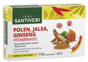 POLEN+JALEA+GINSENG 30 COMP - SANTIVERI