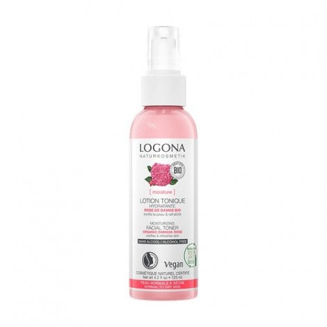 TONICO FACIAL HIDRATANTE CON ROSA DAMASCENA 125ML - LOGONA