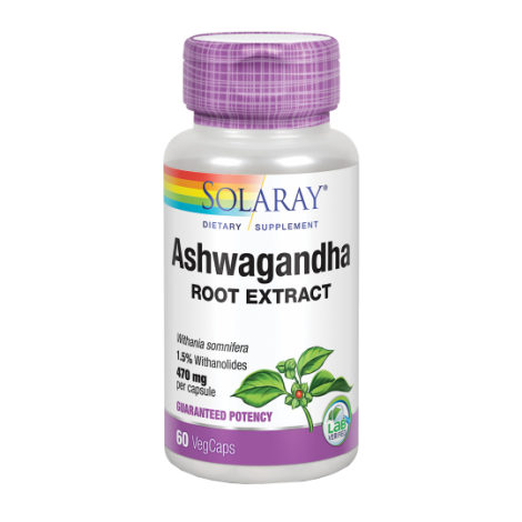 ASHWAGANDHA 60VEGCAPS - SOLARAY
