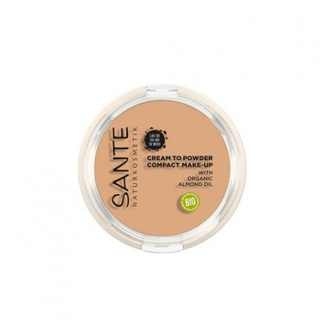 MAQUILLAJE COMPACTO POLVO-CREMA 01 COOL IVORY 9G BIO - SANTE