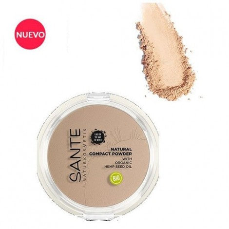 MAQUILLAJE EN POLVO COMPACTO 02 NEUTRAL BEIGE 9G BIO - SANTE