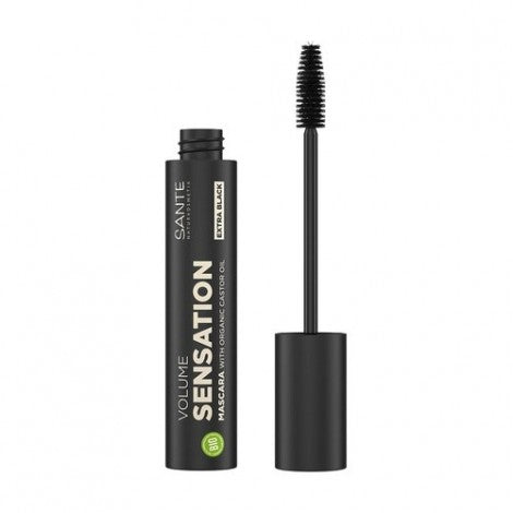 MASCARA PESTAÑAS VOLUMEN SENSATION BLACK BIO 30ML - SANTE
