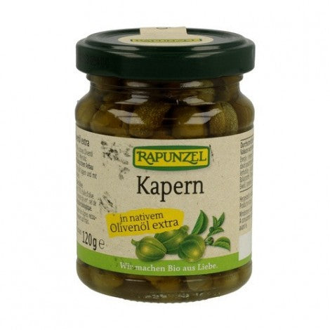 ALCAPARRAS EN ACEITE OLIVA 120G ECO - RAPUNZEL