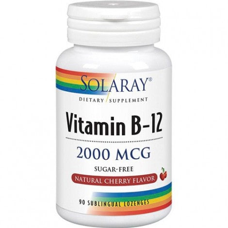 VITAMINA B-12 2000MCG 90CAPS - SOLARAY