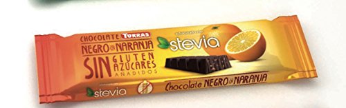 CHOCOLATINA CON NARANJA Y CHOCOLATE NEGRO S/G 35GR - TORRAS