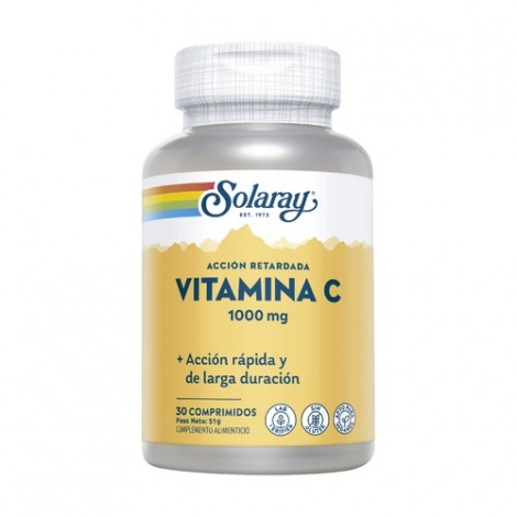 VITAMINA C 1000MG A/R 100COMP - SOLARAY