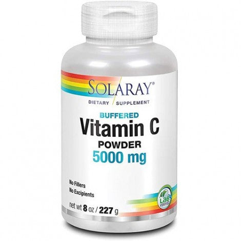VITAMIN C NON ACID POLVO 5000MG - SOLARAY