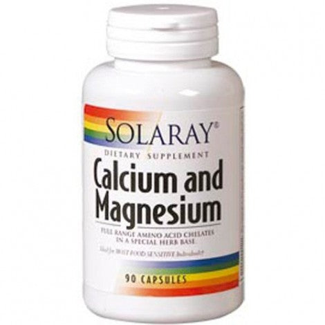 CALCIUM AND MAGNESIUM 90CAPS - SOLARAY