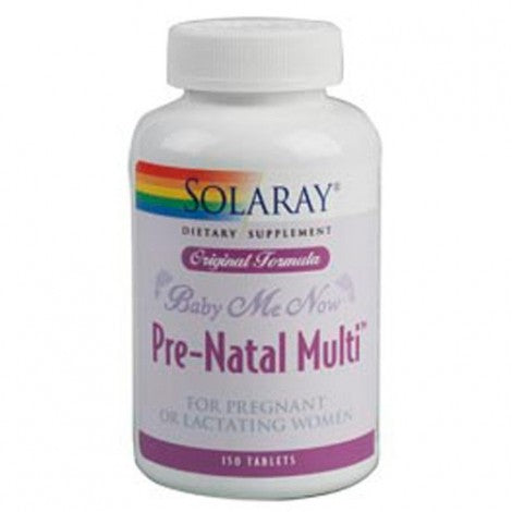 PRE-NATAL MULTI 200G 150 TABLETAS - SOLARAY