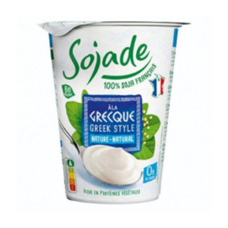 YOGUR DE SOJA ESTILO GRIEGO BIO 400G - SOJADE