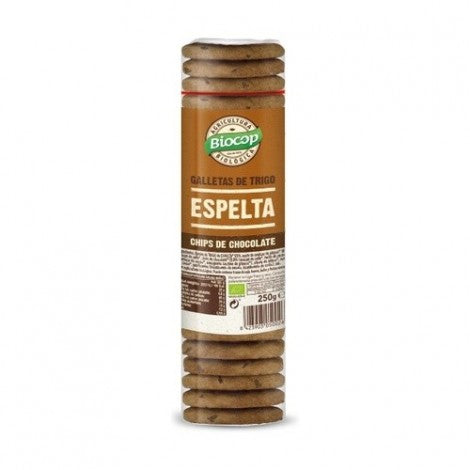 GALLETA TRIGO ESPELTA CHOCO 250G BIO - BIOCOP