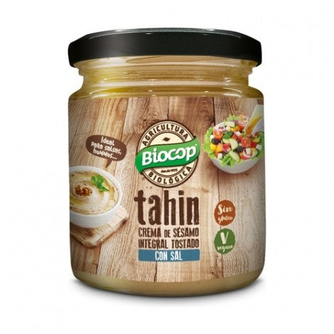 TAHIN INTEGRAL TOSTADO CON SAL 225GR BIO - BIOCOP
