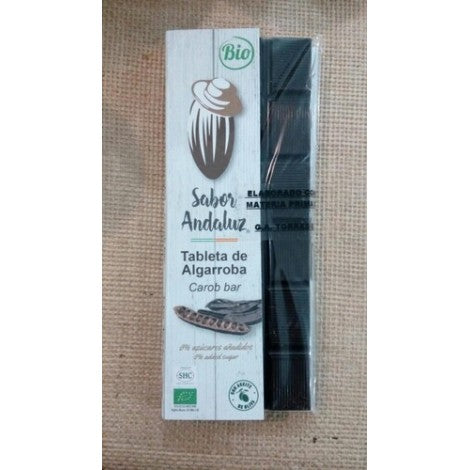 TABLETA DE ALGARROBA SIN AZUCAR ECO 100G - SABOR ANDALUZ