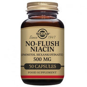 NIACINA NO RUBORIZANTE 500 MG 50CAPS VEG - SOLGAR