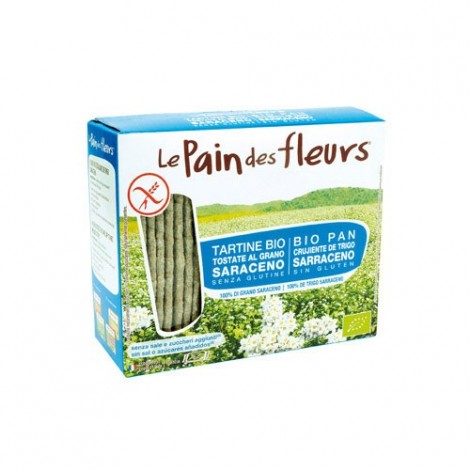 PAN CRUJIENTE DE TRIGO SARRACENO SIN SAL SIN GLUTEN BIO 150G - LE PAIN DES FLEURS