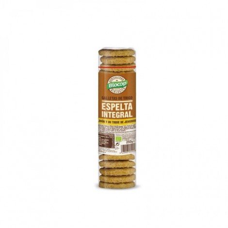 GALLETA TRIGO ESPELTA INT JENGIBRE LIMON BIO 250G - BIOCOP