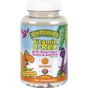 VITAMIN C-REX ORANGE 100 MASTICABLES - DINOSAURS