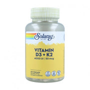 VITAMINA D3 + K2 120CAPS - SOLARAY