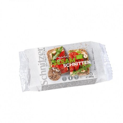 PAN FERM. TRIGO SARRAC. SESAMO S/G 250G - SCHNITZER