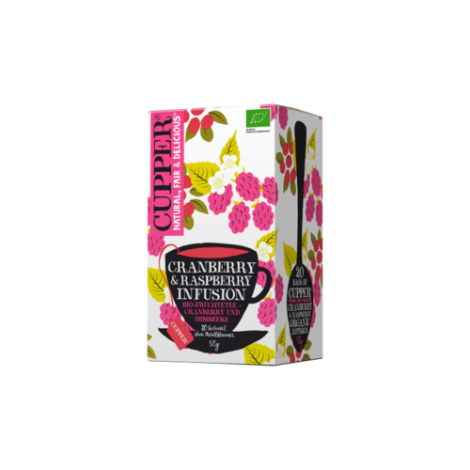 INFUSION ARANDANO Y FRAMBUESA 20 BOLSAS BIO - CUPPER
