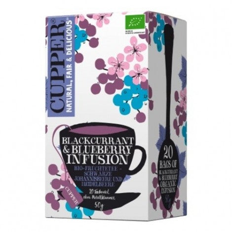 INFUSION GROSELLA NEGRA Y ARANDANOS BIO 20 BOLSAS - CUPPER