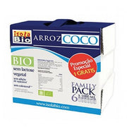 PACK BEBIDA DE ARROZ Y COCO BIO 1L 6UDS - ISOLA BIO