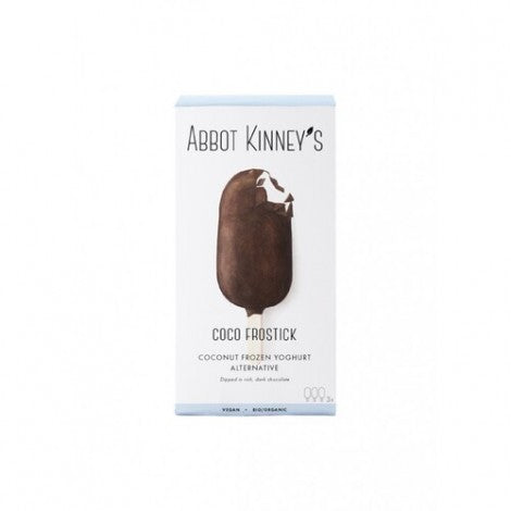 HELADO DE COCO CUBIERTO CHOCOLATE 3X80 G BIO - ABBOT KINNEYS
