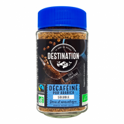 CAFE SOLUBLE 100% ARABICA LIOFILIZADO DESCAFEINADO 100GR BIO - DESTINATION