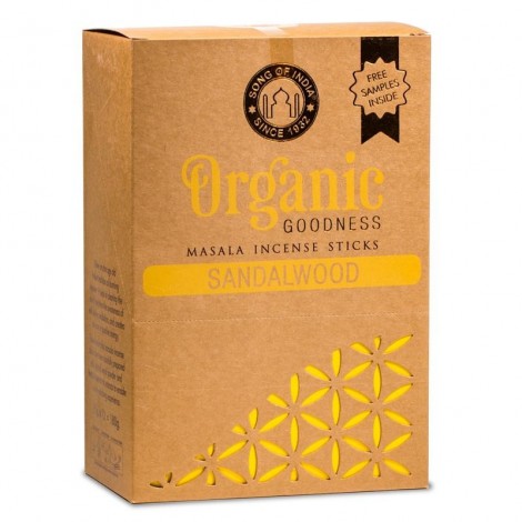 INCIENSO MASALA SANDALWOOD 15G - ORGANIC