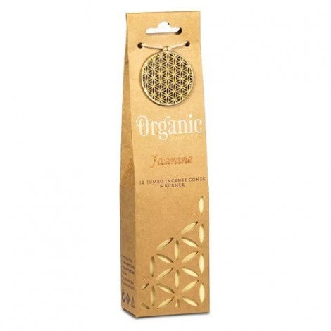 CONOS INCIENSO JAZMÍN QUEMADOR 72G - ORGANIC GOODNESS