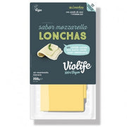 LONCHAS VEGANAS SABOR MOZZARELLA 200G - VIOLIFE