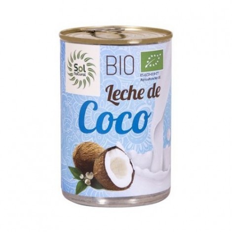LECHE DE COCO PARA COCINAR BIO 400ML - SOL NATURAL