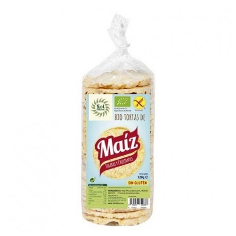 TORTAS DE MAIZ BIO SIN GLUTEN 120G - SOL NATURAL
