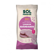 TORTAS DE ARROZ CON YOGUR DE ARANDANOS SIN GLUTEN 100G - SOL NATURAL