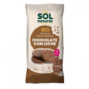 TORTAS DE ARROZ CON CHOCOLATE CON LECHE S/G 100G BIO - SOL NATURAL