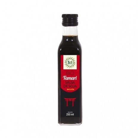TAMARI SALSA DE SOJA SIN GLUTEN BIO 250ML - SOL NATURAL