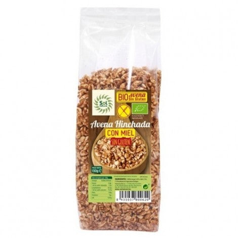 AVENA HINCHADA CON MIEL SIN GLUTEN 150G - SOL NATURAL