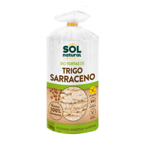 TORTAS DE TRIGO SARRACENO SIN GLUTEN BIO 100G - SOL NATURAL