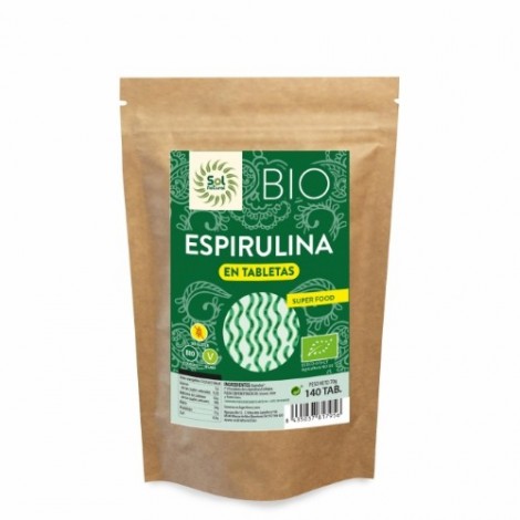 ESPIRULINA EN TABLETAS 200TAB - SOL NATURAL