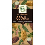 CHOCOLATE 85% DE CACAO BIO 70G - SOL NATURAL
