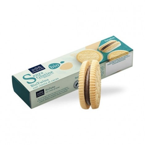 GALLETA BIOTWINS CREMA CACAO S/G 125 GR BIO - SOTTOLESTELLE
