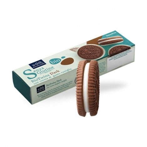 GALLETA BIOTWINS  DARK VAINILLA S/G 125 GR BIO - SOTTOLESTELLE