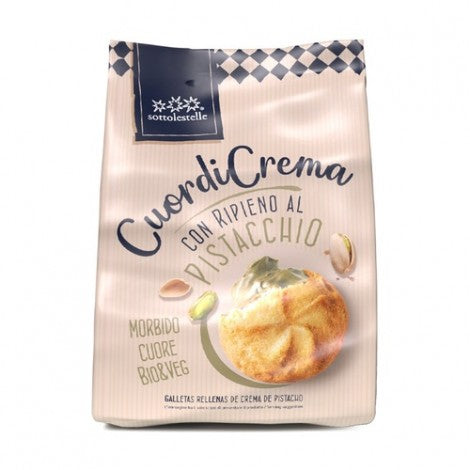 GALLETA RELLENA CREMA PISTACHO 200GR BIO - SOTTOLESTELLE