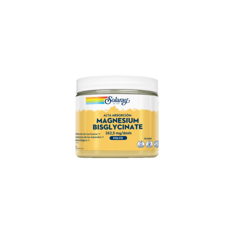 MAGNESIUM BISGLYCINATE 179GR - SOLARAY