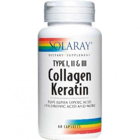 COLLAGEN KERATIN 60CAPS - SOLARAY