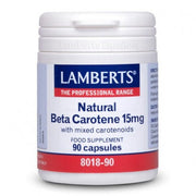 BETA CAROTENO NATURAL 15MG 90 CAPS - LAMBERTS